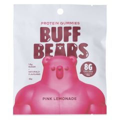 Buff Bears Protein Gummies Pink Lemonade 32g
