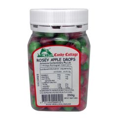 Candy Cottage Rosey Apple Drops 250g