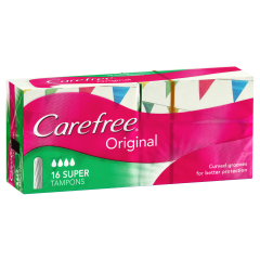 Carefree Super 16 Tampons