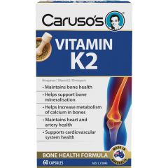 Caruso’s Vitamin K2 60 Capsules 