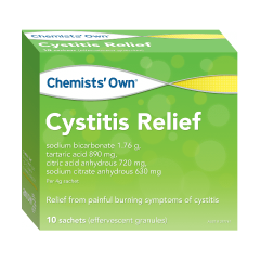 Chemists' Own Cystitis Relief Sachet 4g X10 Pack