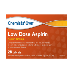 Chemists' Own Low Dose Aspirin 28 Tablets