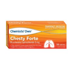 Chemists' Own Chesty Forte 50 Tablets