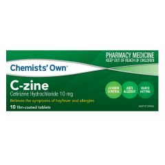 Chemists’ Own C-zine 10mg Tablets 10 Pack