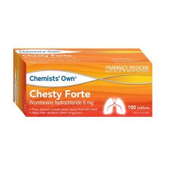 Chemists' Own Chesty Forte 100 Tablets