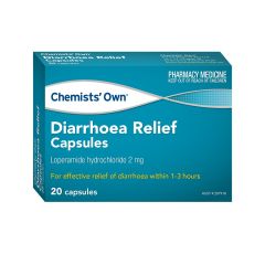 Chemists' Own Diarrhoea Relief Capsules 20 Pack