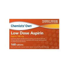 Chemists' Own Low Dose Aspirin 168 Tablets