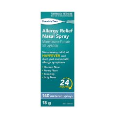 Chemists’ Own Allergy Relief Nasal Spray 140 Doses