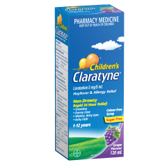 Claratyne Grape Syrup 120ml