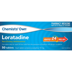 Chemists&#8217; Own Loratadine Tablets 10mg 50 Pack