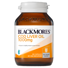 Blackmores Cod Liver Oil  80 Capsules