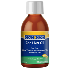 Gold Cross Cod Liver Oil 200ml