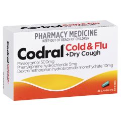 Codral Cold and Flu + Dry Cough Capsules 48 Pack