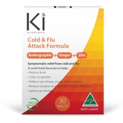 Ki Immune Cold & Flu Attack Formula 30 Tablets