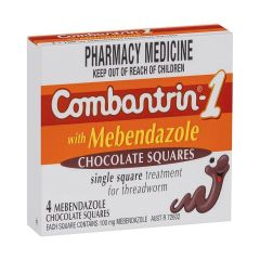 Combantrin 1 Chocolate Squares 4 Pack