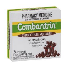 Combantrin Chocolate Squares 24 Pack