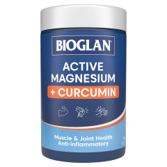 Bioglan Active Magnesium + Curcumin 120 Tablets