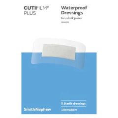 Smith & Nephew Cutifilm Plus Post Operative Dressing 10cm x 8cm 5 Pack