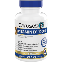 Caruso's Vitamin D3 1000IU 250'S 