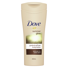Dove Summer Glow Gradual Tan Dark 400ml
