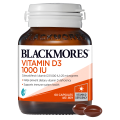 Blackmores Vitamin D3 1000iu 60 Capsules