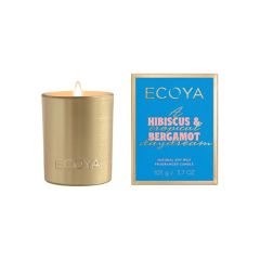 Ecoya Mini Goldie Candle Hibiscus and Bergamot 105g