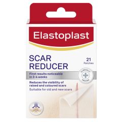 Elastoplast Scar Reducer Plasters 3.8cm X 6.8cm 21 Pack