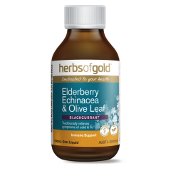 Herbs of Gold Elderberry Echinacea & Olive Leaf 100ml