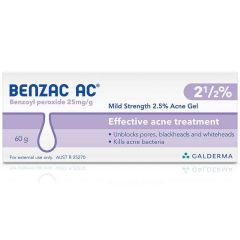 Benzac Ac 2.5% 60g