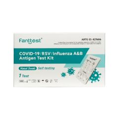 Fanttest Covid-19 / RSV / Influenza A&B Antigen Test Kit 1 Pack