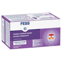 Fess Nasal & Sinus Wash Extra Strength Saline Wash Refill Sachets 24 x 6.3g