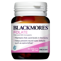 Blackmores Folate 500mcg 90 Tablets