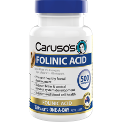 Caruso's Vitamin B9 Folinic Acid 500mcg