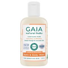 Gaia Natural Baby Bath & Body Wash 250ml