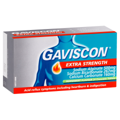 Gaviscon Double Strength Tablets 24 Peppermint