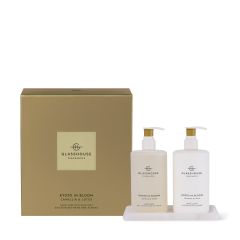 Glasshouse Fragrances Kyoto In Bloom Hand Care Duo With Tray