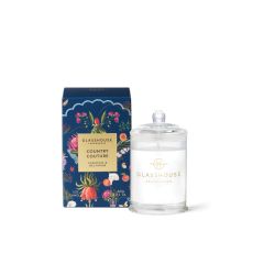 Glasshouse Fragrances Country Couture Cashmere & Nectarine Triple Scented Soy Candle 60g 