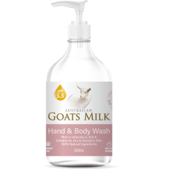 Goats Milk Hand & Body Wash 500ml