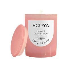 Ecoya Guava and Lychee Sorbet Metro Candle 280g