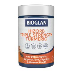 Bioglan Hi-zorb Triple Strength Turmeric 100 Tablets
