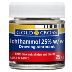 Gold Cross Ichthammol Ointment 25% 25 g