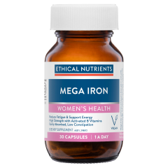 Ethical Nutrients Mega Iron with Vitamin B 30 Capsules
