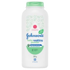 Johnson’s Baby Pure Cornstarch Aloe & Vitamin E Soothing Moisture Absorbing Baby Powder 200g
