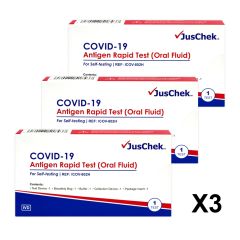 x3 Juschek Covid-19 Antigen Rapid Test (oral Fluid)