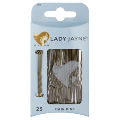 Lady Jayne Brown Hair Pins 25 Pack