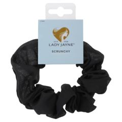 Lady Jayne Large Black Hair Scrunchy 1 Pack
