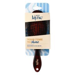 Lady Jayne Large Boar Bristle Pad Brush 1 Pack