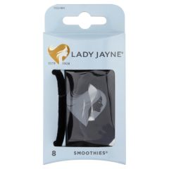 Lady Jayne Smoothies Black Luxury Elastics 8 Pack