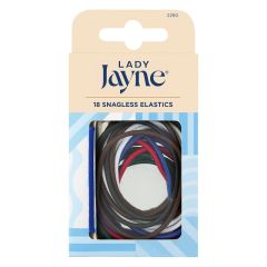 Lady Jayne Snagless Elastics Assorted Colours 18 Pack