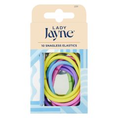 Lady Jayne Snagless Thick Elastics Assorted Colours 10 Pack